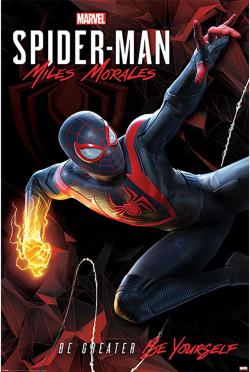 Miles Morales Cybernetic Swing Maxi Poster #X3