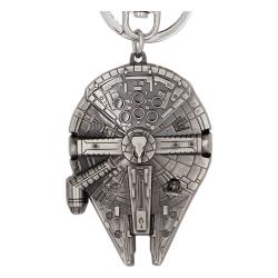 Millennium Falcon Metal Keychain