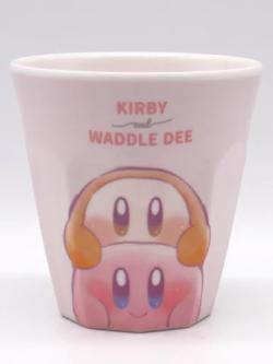 Melamin Cup: Kirby & Waddle Dee Popping Up