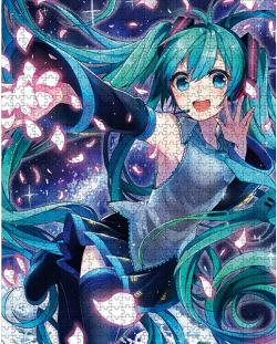 Hatsune Miku Petals Jigsaw puzzle 1000 pcs (Pussel)