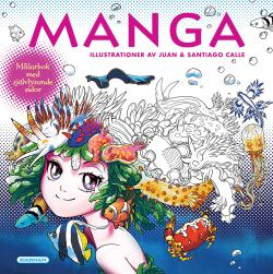 Manga - målarbok med självlysande sidor