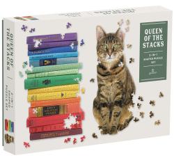 Queen of the Stacks 2-in-1 Shaped Puzzle 650 pcs