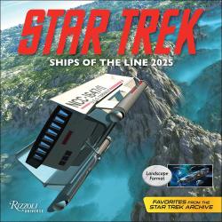 Star Trek Ships of the Line 2025 Wall Calendar