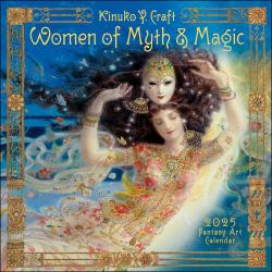 Women of Myth & Magic 2025 Fantasy Art Wall Calendar
