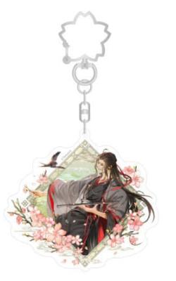 Wei Wuxian Spring Season Acrylic Keychain 7 cm