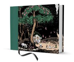 Moomin Canvas Notebook - Trädgård i Skogen
