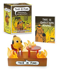 This Is Fine Talking Figurine With Light and Sound! (Miniature Gift Kit)