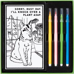 A Moody Cats Magic Velvet Coloring Set