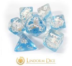 Unicorn set of 7 dice (Noble Blue)