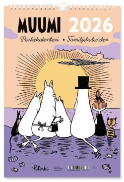 Moomin Family Wall Calendar 2026 (23x34cm)