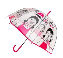 Red Light Transparent Umbrella