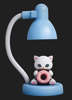 Mofusand Donut Kitten USB Mini Lamp