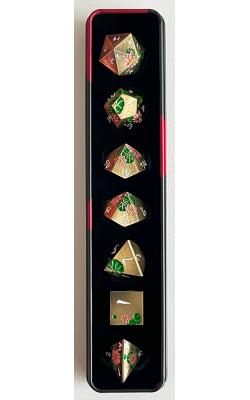 Lotus Metal Dice Set (Gold)