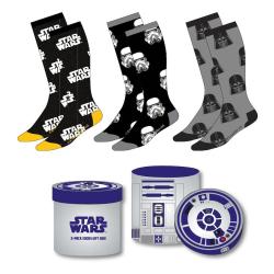Stormtrooper, Logo & Vader - Socks 3-Pack (Size 38-45)