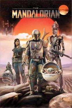 #Y4 The Mandalorian Group Maxi Poster