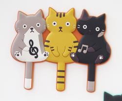 Cat Trio Magnetic Hooks - Orange