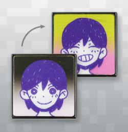 Omori - Happy Kel Lenticular Pin