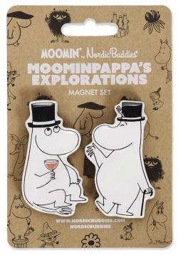 Moominpappa's Explorations Character Magnets