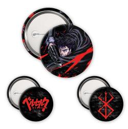 Berserk Guts Badge Pack