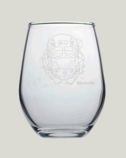 Totoro Catbus Etched Glass 325 ml