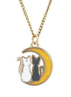Sailor Moon Necklace - Cats On The Moon