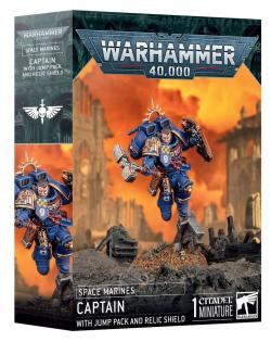 Captain with jump pack and Relic shield