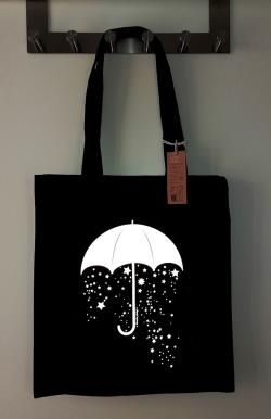 Stjärnregn Reflex Tote Bag - Tjockt tyg
