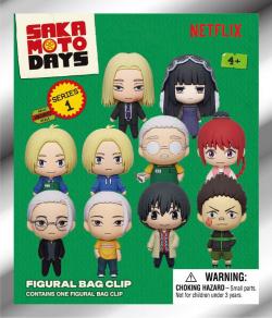 Sakamoto Days 3D PVC Bag Clips Series 1