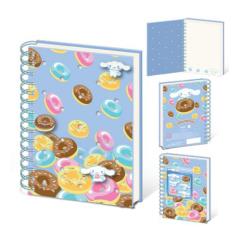 Cinnamoroll Charm Pins & Notebook