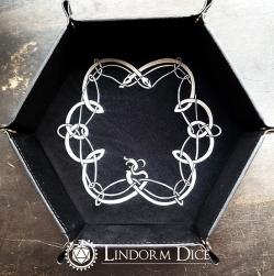 Dice tray: Urnes Snake & Horse