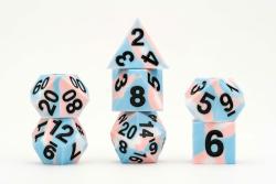 Transgender Flag set of silicone dice