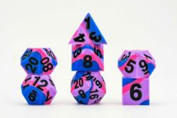 Bisexual Flag set of silicone dice
