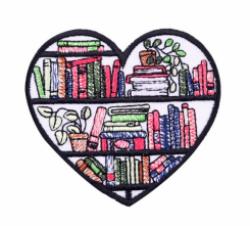 Bookshelf Heart Patch
