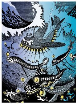 Moomin Mini Poster - Ubåt
