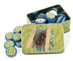 Fallout Bottle Caps Replica Collectible Tin