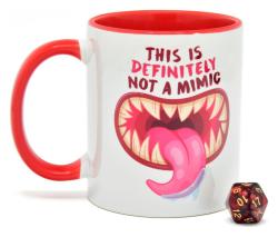 Not a Mimic -Mug & Dice D20- Gift Set