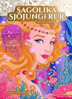 Sagolika sjöjungfrur målarbok