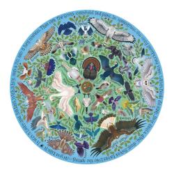 Shakespeare's Birds Circular Puzzle 1000 pcs
