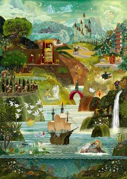 The World of H C Andersen's Fairy Tales Puzzle 1000 pcs