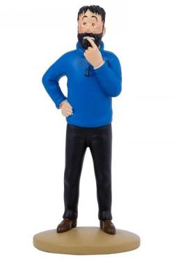 Tintin: Figur 12 cm resin Haddock skeptisk