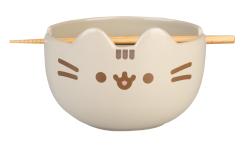 Pusheen Ramen Bowl w/ Chopsticks