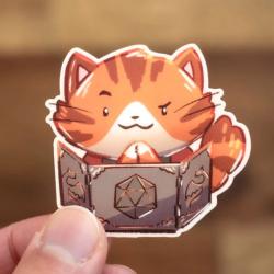 Die Cut Sticker Dungeon Master - Tabby