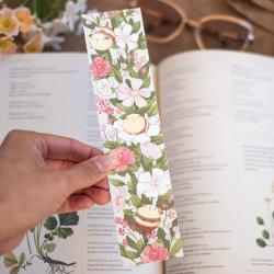 Bookmark - Guinea Bees & Blossoms