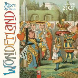 Alice's Adventures in Wonderland Wall Calendar 2027 Art Calendar