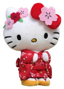 Hello Kitty Kimono Version Plush Figure 22 cm