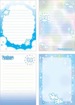 Memo Pad: Twin Rabbit Angels