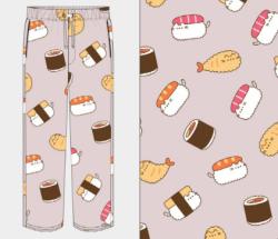 Pusheen Jersey Pants Sushi (X-Small)