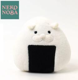 Onigiri Cat Plush Keychain