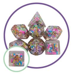 Dice Set Funfetti