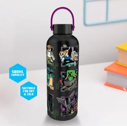 Minecraft Mascots Metal Water Bottle 500ml